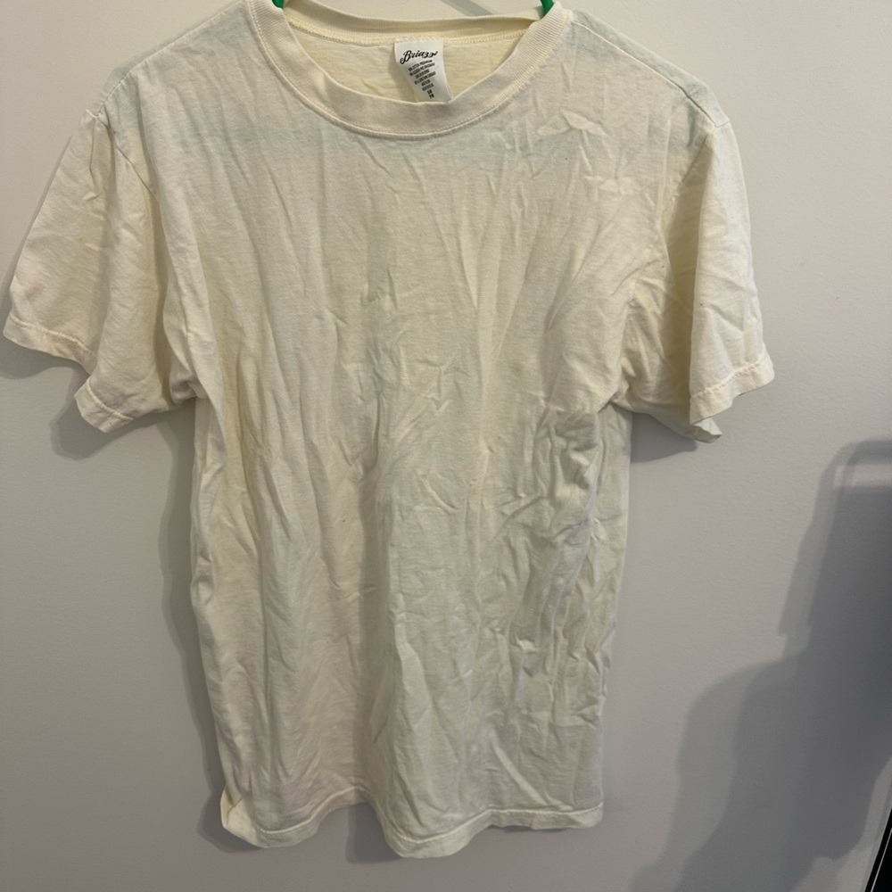 Brixton Short Sleeve Crew in Off-White